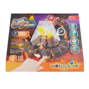 Set de joaca, Stem Aqua Dragons, Habitat Vulcan cu lava, acvariu cu led si Aqua Dragons rosii imagine