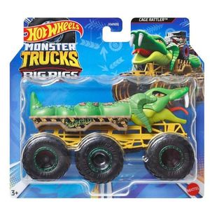 Masinuta Hot Wheels Monster Truck, Big Rigs, Cage Rattler, 1: 64, HWN92 imagine