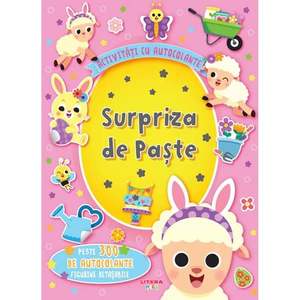 Activitati cu autocolante, Litera, Surpriza de Paste imagine