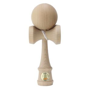 Jucarie de indemanare, din lemn, Ozora, Kendama, Natur, 18 cm imagine