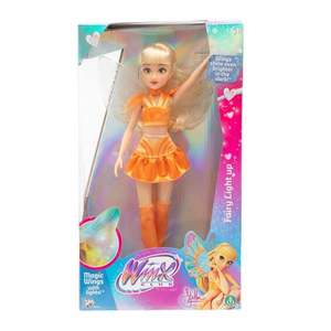 Papusa, Winx Fairy Lighth up, Stella, 27 cm imagine