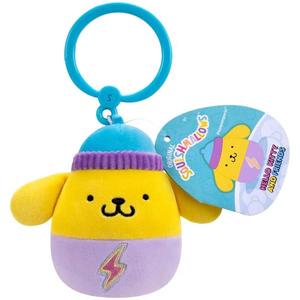 Jucarie de plus breloc, Squishmallows, Pompompurin, 9 cm imagine