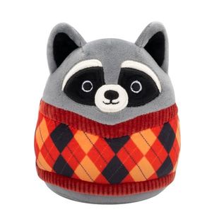 Jucarie de plus, Squishmallows, Ratonul Rocky in pulover, 19 cm imagine