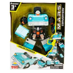 Robot transformabil, Happy Kid, M.A.R.S. Valve Charger, Turcoaz imagine