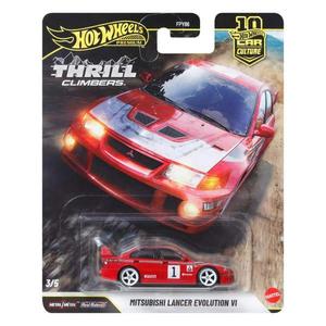 Masina metalica, Hot Wheels Premium, Car Culture, Thrill Climbers, Mitsubishi Lancer Evolution VI, JKF19 imagine