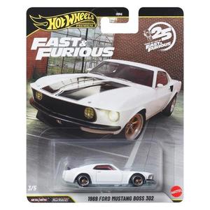 Masinuta Fast and Furious, Hot Wheels, 1969 Ford Mustang Boss 302, JHW72 imagine