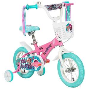 Bicicleta cu roti ajutatoare si cos, Paw Patrol, Skye, 12 inch imagine