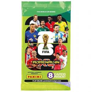Set 8 cartonase, Panini, Flowpack, Adrenalyn XL, FIFA World Cup 2026 imagine