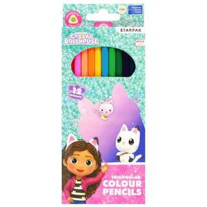 Creioane de colorat, Starpak, Gabbys Dollhouse, 12 buc imagine