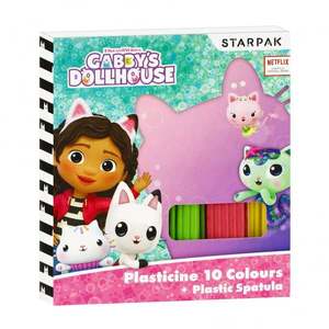 Set plastilina, Starpak, Gabbys Dollhouse, 10 buc imagine