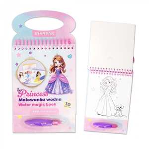 Carte de colorat cu apa, Starpak, Princess imagine