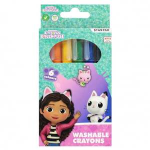 Set creioane lavabile, Starpak, 6 culori imagine