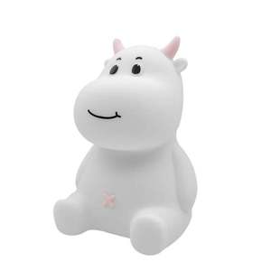 Lampa de noapte cu lumini LED, Marys, Vacuta, Roz imagine