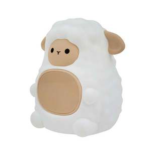 Lampa de noapte cu lumini LED RGB si alarma, Marys, Oaie imagine