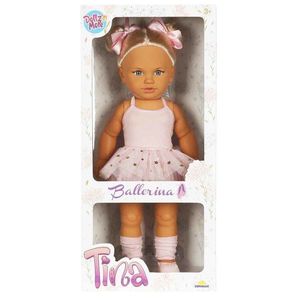 Papusa Dollz And More, Tina balerina, Roz deschis, 45 cm imagine