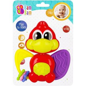 Jucarie bebelusi, BamBam, Dinozaurul muzical, Rosu imagine