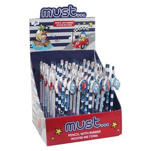 Creion cu guma de sters si breloc, Must imagine