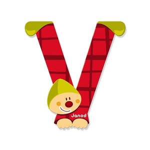 Litera V, de lemn, Janod imagine