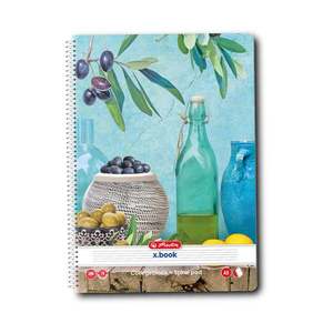 Caiet dictando cu spirala Herlitz, A5, 100 file, Enjoy Life imagine