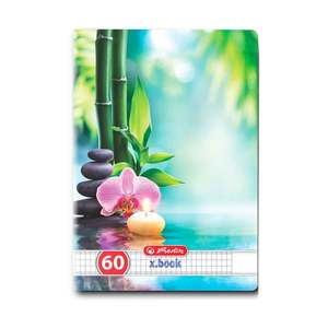 Caiet patratele Herlitz, A5, 60 file, Zen imagine