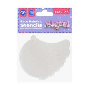 Set sabloane pentru pictura pe fata, Starpak, Magical, 10 buc imagine