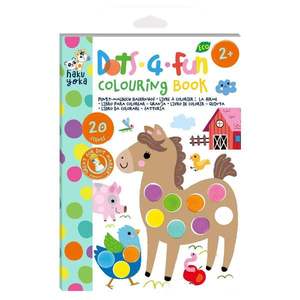Carte de colorat, Avenir, Dots4Fun, Animale de ferma imagine
