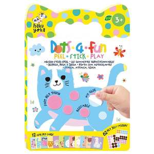 Set creativ dezlipeste, lipeste, joaca-te, Avenir, Dots4Fun, Animale de companie imagine