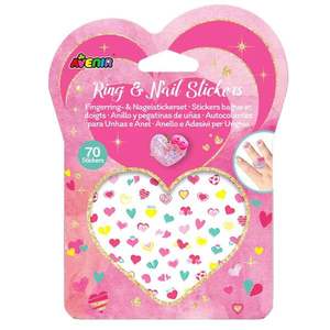 Set inel si stickere pentru unghii, Avenir, Fancy Me imagine