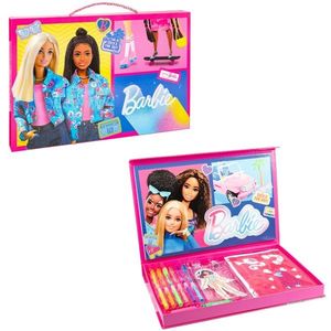 Set de colorat, Barbie Deluxe Fashion Designer imagine