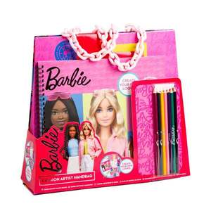 Set pentru desen in geanta de mana, Barbie, Fashion Artist imagine