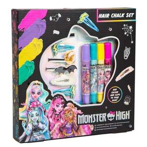 Set creta colorata si accesorii pentru par, Monster High imagine
