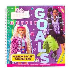 Carte de activitati cu stickere, Barbie Extra, Outfit Goals, Fashion Stylist Sticker imagine