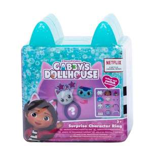 Set inel cu figurina surpriza, Gabbys Dollhouse, Turcoaz imagine