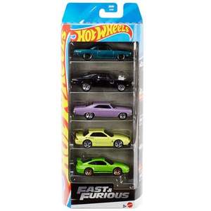 Set 5 masinute Hot Wheels, Fast And Furious, JBJ80 imagine