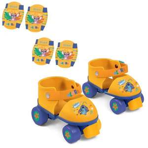 Set patine cu rotile si protectii, Disney Stitch, Marime 22-29 imagine