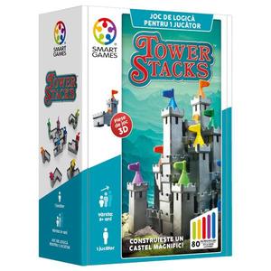 Joc de logica cu 80 de provocari, Smart Games, Tower Stacks imagine