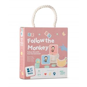 Joc de memorie si motricitate, BS Toys, Urmareste maimutica imagine