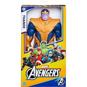 Figurina articulata, Marvel, Avengers Titan Hero Deluxe, Thanos, E7381 imagine