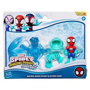 Set 2 vehicule Spidey and his Amazing Friends, Waterwebs, Spidey si Hydro-Man, G1463 imagine