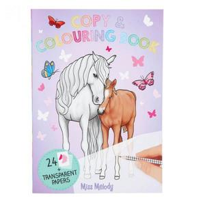 Carte de colorat si copiat, Depesche, Miss Melody imagine
