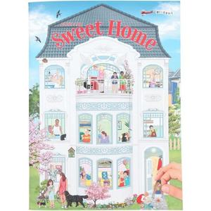 Carte de colorat si autocolante, Depesche, Trends Sweet Home imagine