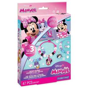 Set de creat bratari si carte de povesti, Make It Real, Minnie's Pet Hotel imagine