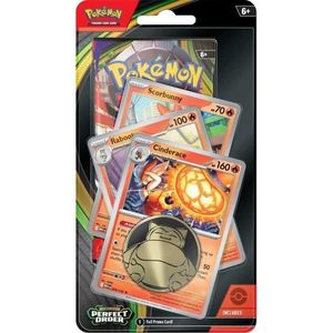 Set carti de joc, Pokemon TCG, Perfect Order, Premium Checklane Blister, Cinderace Line imagine