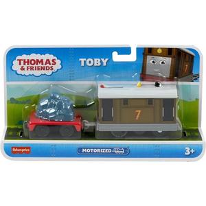 Locomotiva motorizata cu vagon, Thomas and Friends, Toby, HTN30 imagine