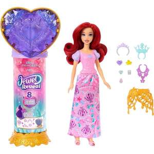 Papusa cu accesorii surpriza, Disney Princess, Jewel Reveal, Ariel, JHL49 imagine