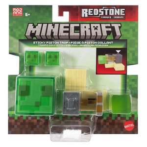 Set de joaca cu figurine, Minecraft, Redstone, Sticky Piston Trap, JKK01 imagine