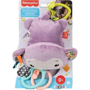 Jucarie pentru carucior, Fisher Price, On-the-Go, Purple Monkey, JFF02 imagine