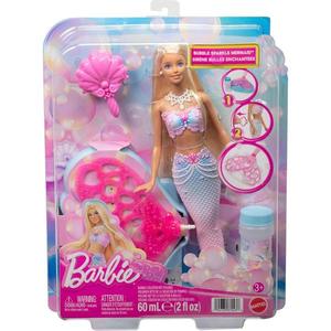 Papusa sirena, Barbie, Bubble Sparkle Mermaid, JLW56 imagine