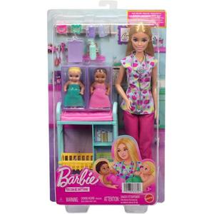 Set de joaca cu papusa, Barbie, Careers Baby Doctor, JMK12 imagine