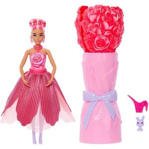 Papusa cu accesorii surpriza, Barbie, Petal Pop, Rosu, JMF59 imagine